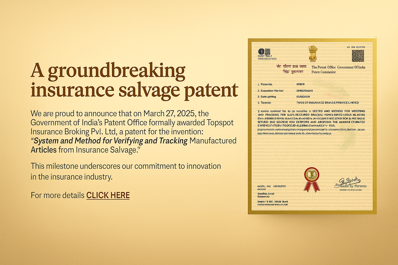 Patent Achievement Celebration